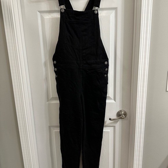 Women’s Overalls - Black Denim; size 4 - Picture 2 of 5